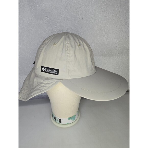 Columbia Hat Boonie Style Beige Sun Protection Drawstring Mesh One Size - Picture 1 of 6